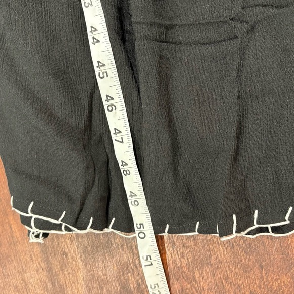 NWT Floral Embroidered Maxi Dress 1X Boho Cottage India Artsy Lagenlook Rayon - Picture 8 of 12